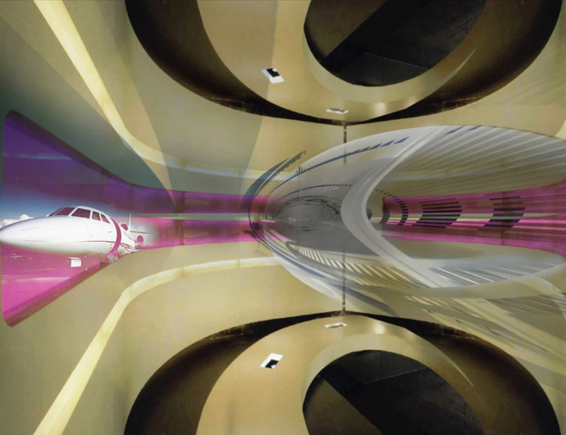 The rooms are designed to mimic the natural heat has effect of the tarmac