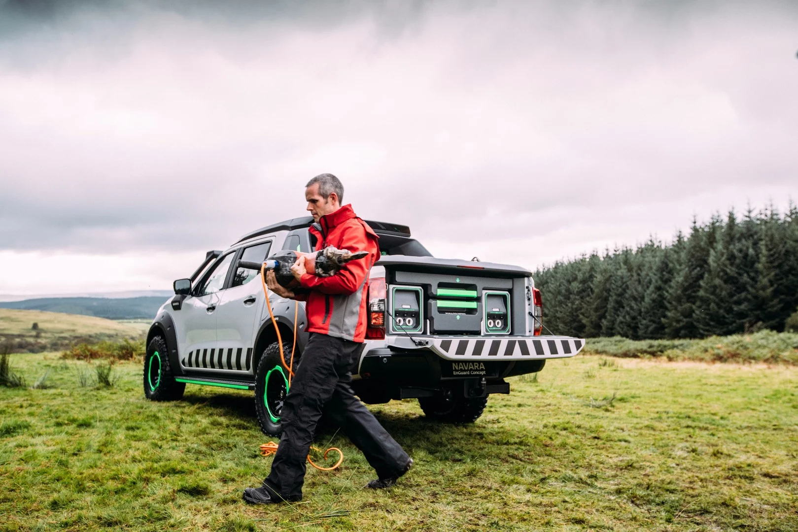The onboard power system helps keep equipment running and charged, something that could certainly be useful in applications other than search and rescue