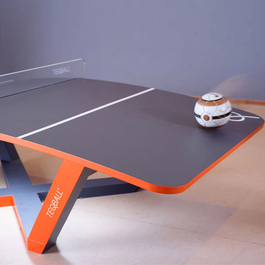 Teqball focuses your football skills onto a specialized table