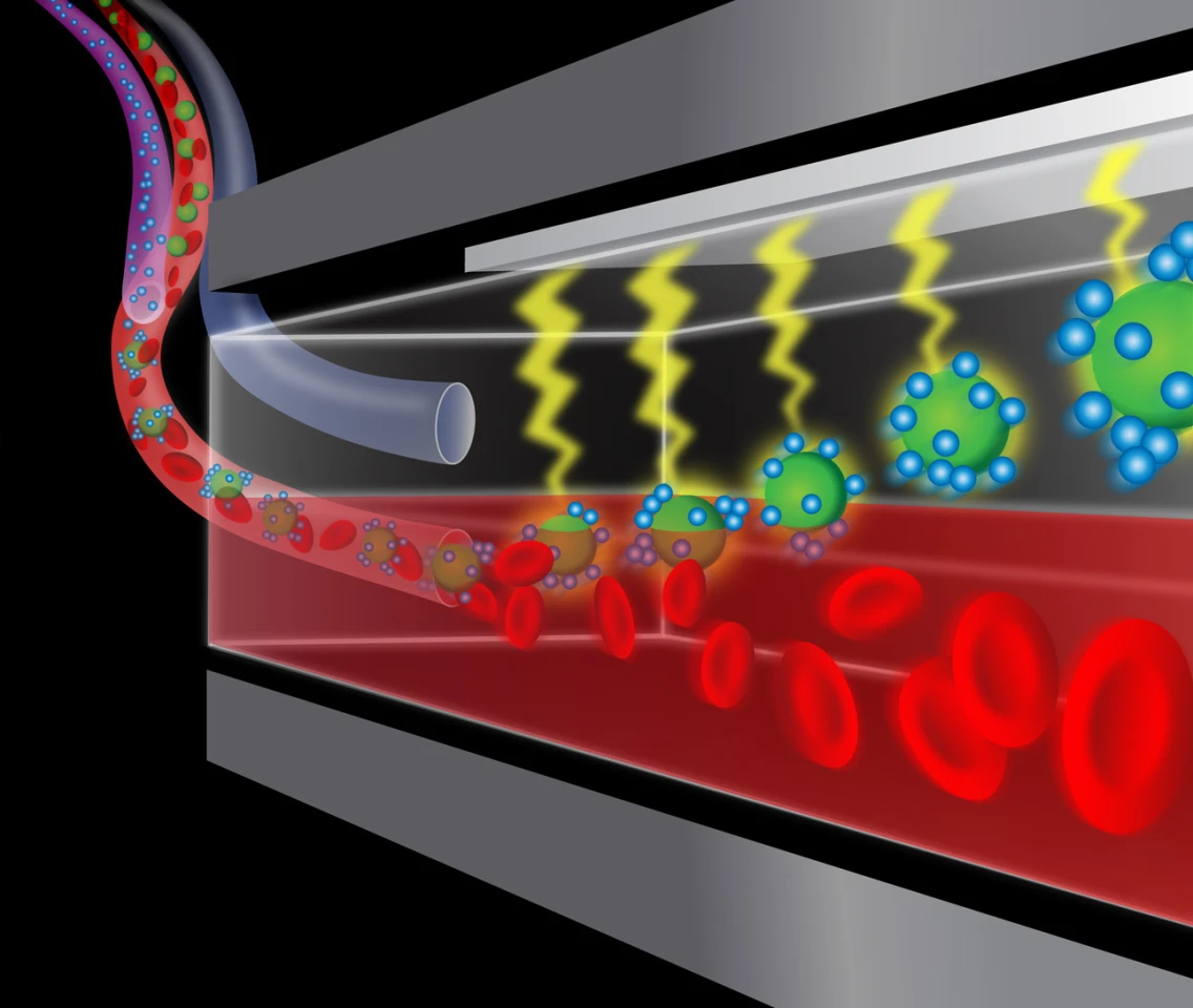 Diagram showing the magnetic separation process (Image: DARPA)