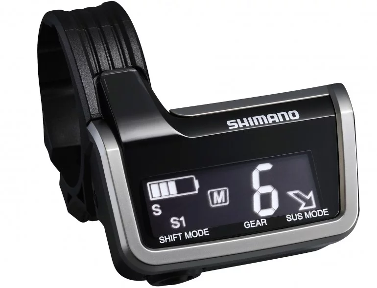 One of Shimano's XTR Di2 electronic shifters
