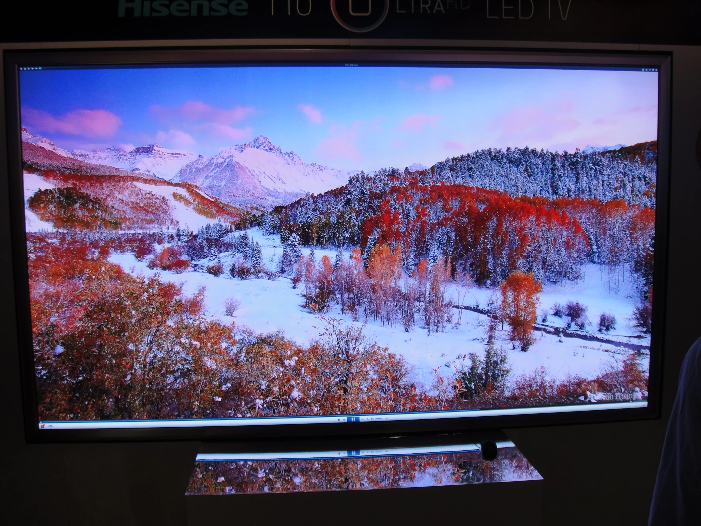Hisense revealed a new line of Ultra-HD LED TVs in 65”, 84”, 110" sizes