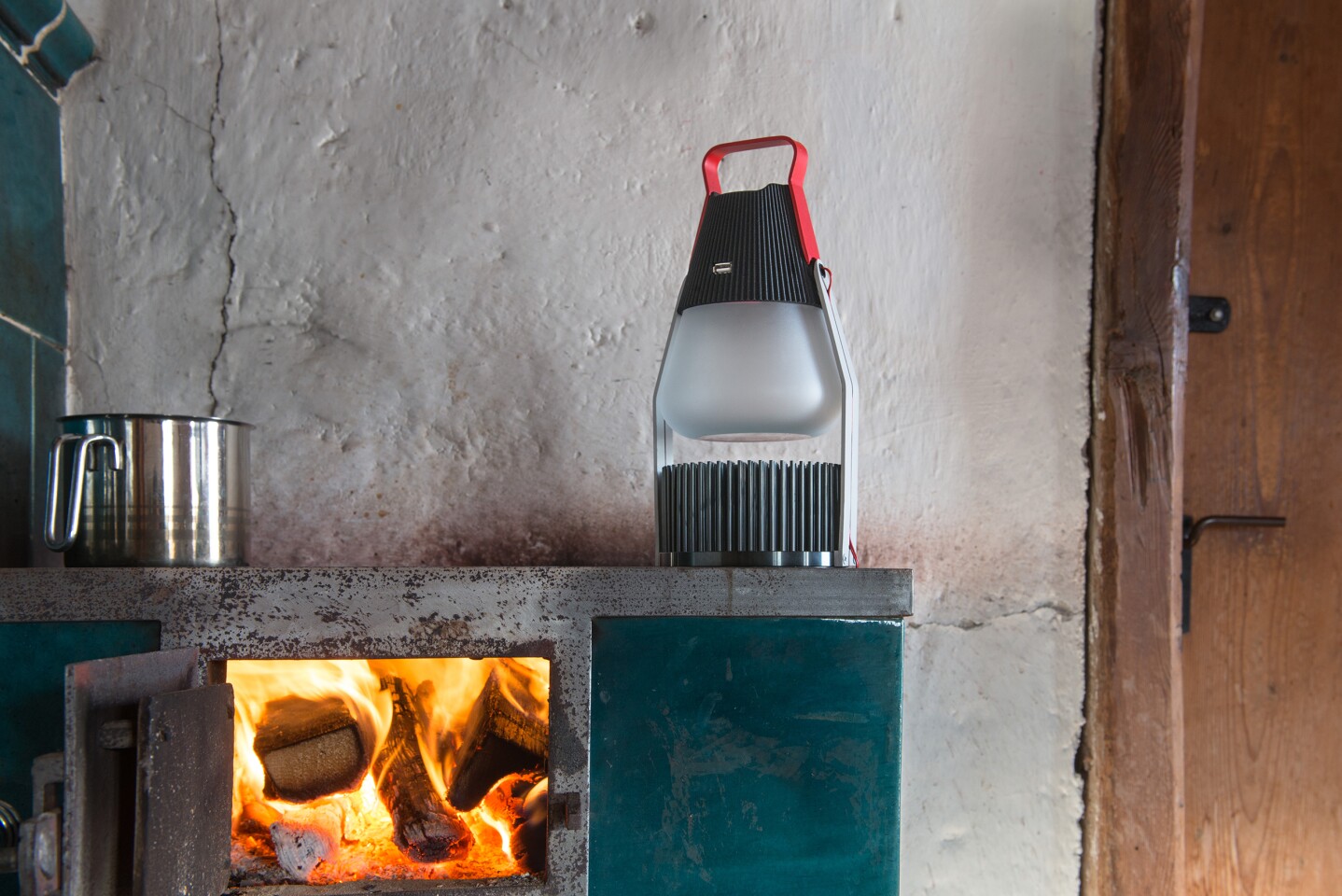 Ignis is a magnificently clever little product, using the heat of a stove to charge a battery connected to a simple lantern