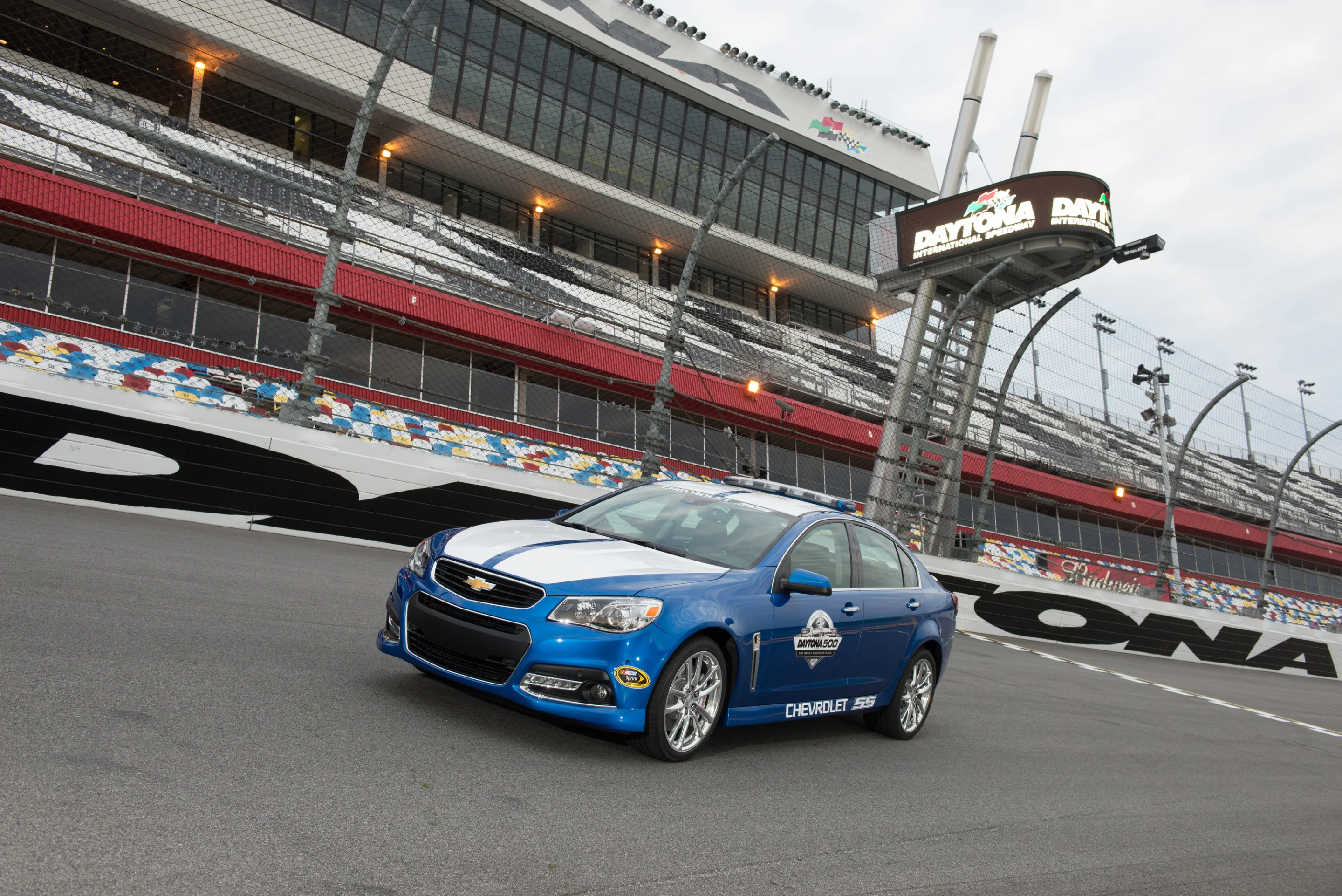 The 2014 SS debuted at the Daytona International Speedway in February