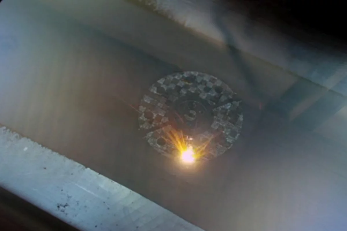 M2 Cusing Machine in operation (Image: NASA)