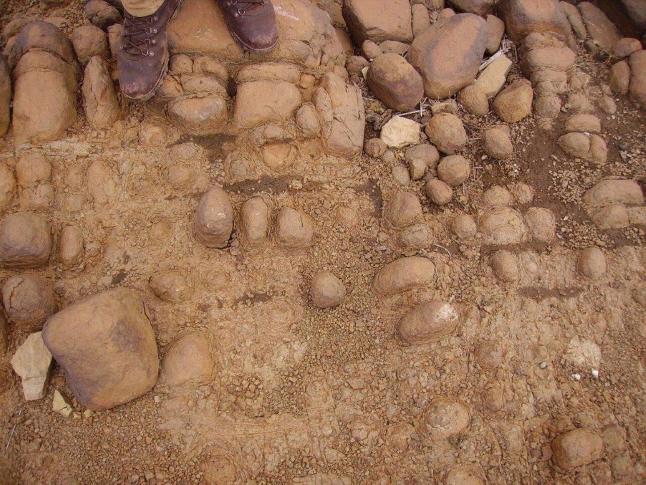 The archeological site in South Africa's Makapan Valley