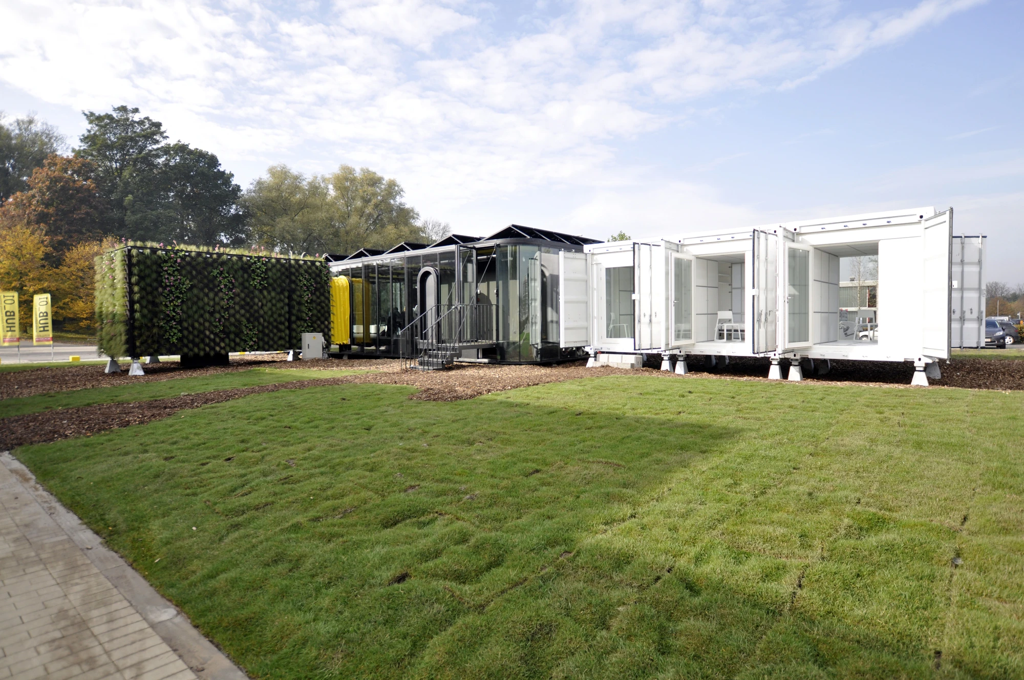 The bustling student hub is accompanied by several adjoining units that boast different themes and purposes
