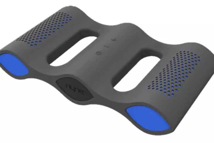 The Bluetooth 4.0 Aqua is IPX7 rated, meaning it can be immersed in water up to 3.2 ft (1 m) in depth