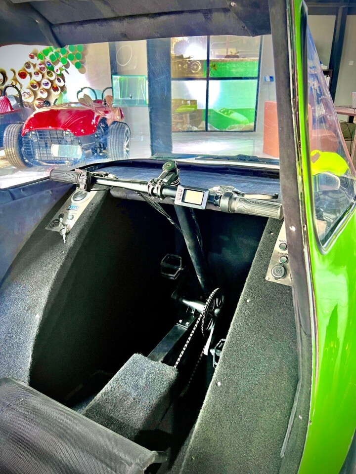 The PEBL 2.0's cabin is now upholstered