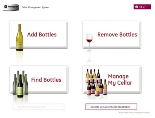 a screenshot from the wine inventory and management system