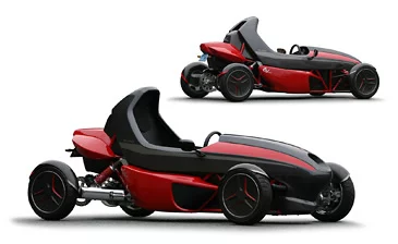 The Tajima Motor Corporation's EV Mini Sport - an electric vehicle that looks more at home on the race track than on suburban streets