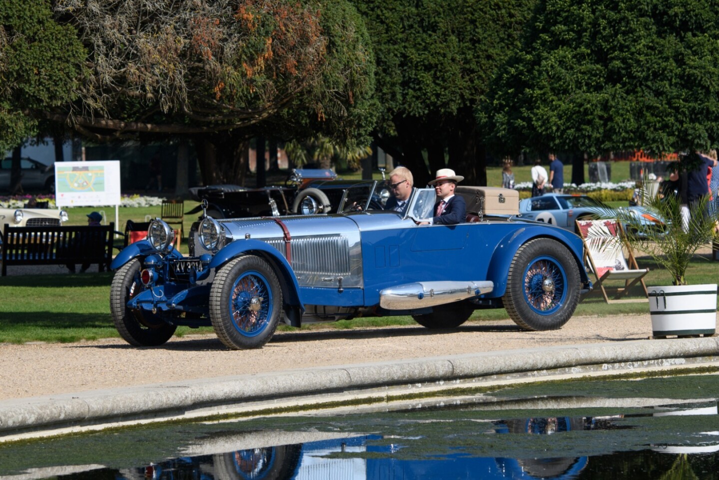 Sadly, much of the wonder of this 1929 Mercedes-Benz S-Type Barker 'Boat Tail' is hidden by those gorgeous aircraft-inspired aluminium panels crafted by English coachbuilders Barker.
