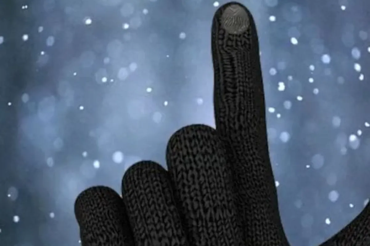 TapCaps are capacitive stickers that can be applied to any gloves, allowing them to be used to operate touchscreen devices