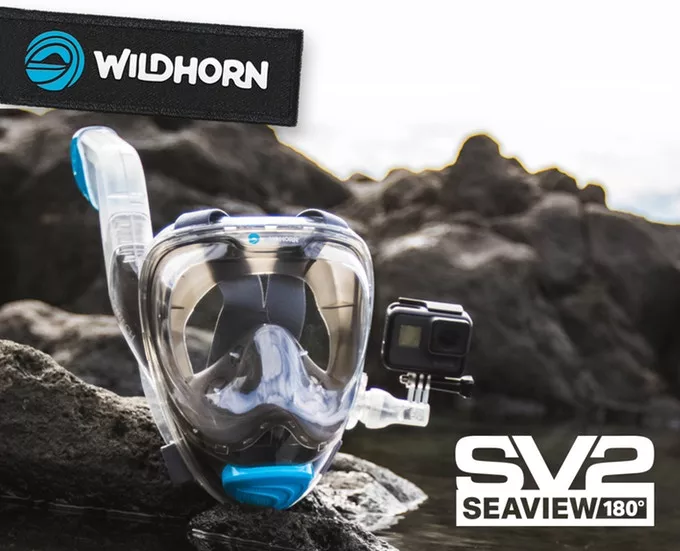 Wildhorn is currently seeking funding on Kickstarter for the Seaview 180 SV2, with pledges starting at US$79 for the mask