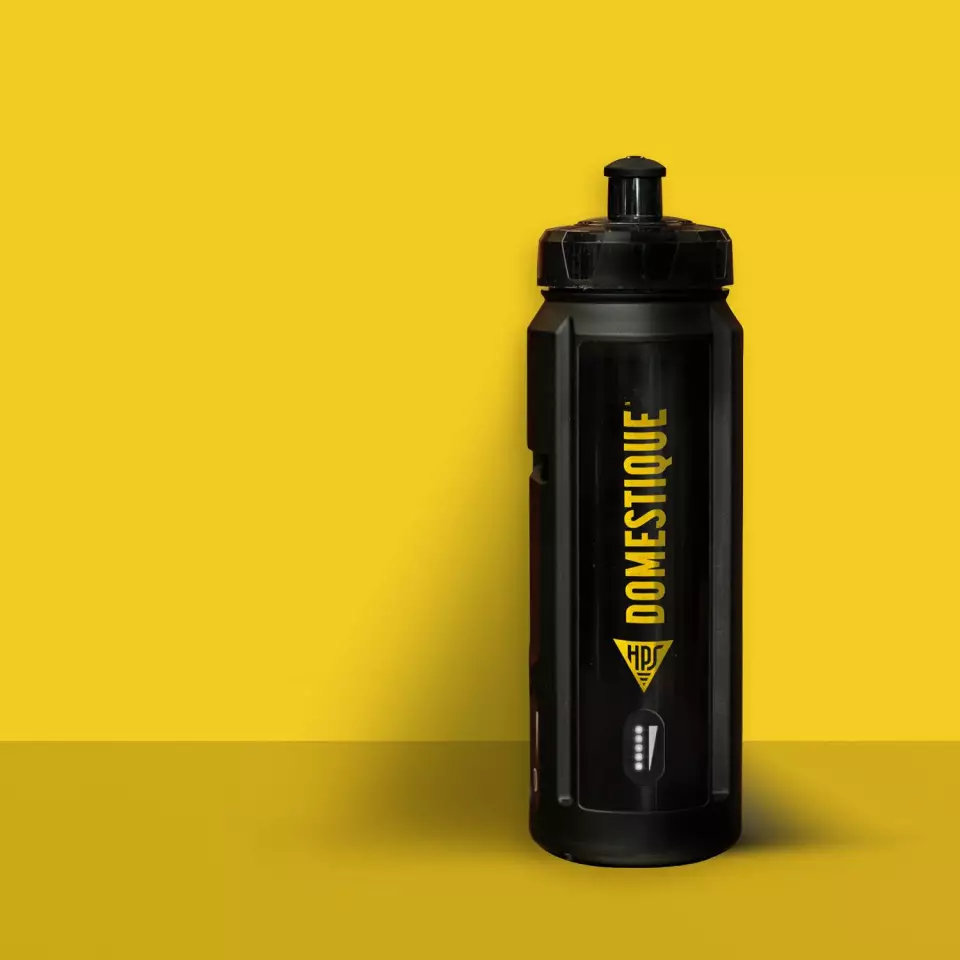 HPS designed its water bottle-style battery to look and feel like an actual water bottle