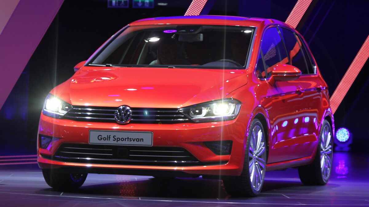 VW's new Golf Sportsvan concept (Photo: Gizmag)
