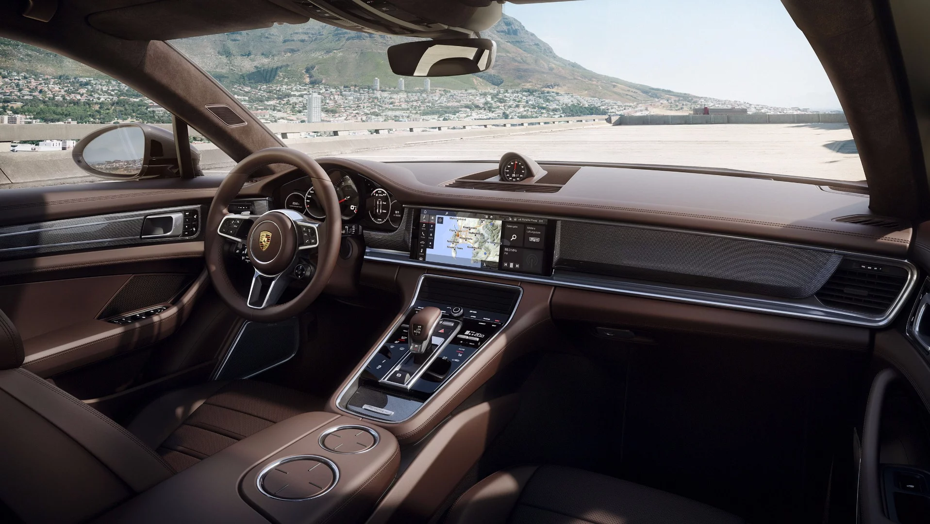 Nothing has changed up front in the Panamera Sport Turismo