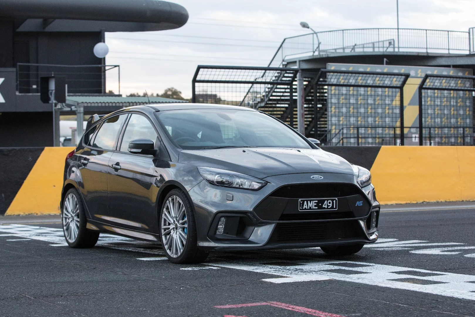The Ford Focus RS on track at Sydney Motorsports Park