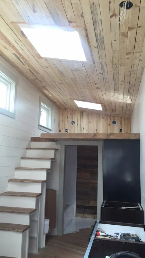 New Hampshire-based tiny house builder Wood & Heart set out on a mission to make thoughtful use of reclaimed materials in its creations, and has made good on that promise in its debut dwelling