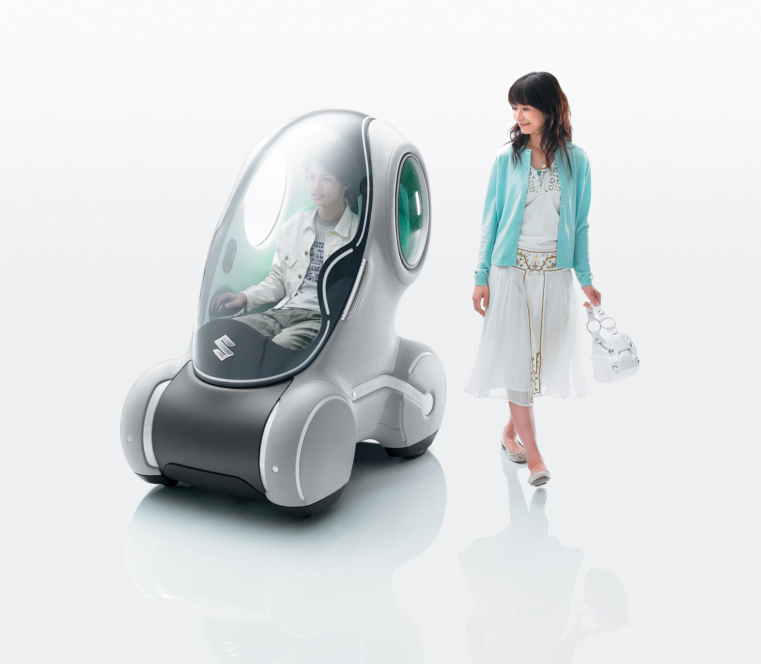 The Suzuki Pixy was designed to fit inside other larger conveyances to facilitate travel across different distances