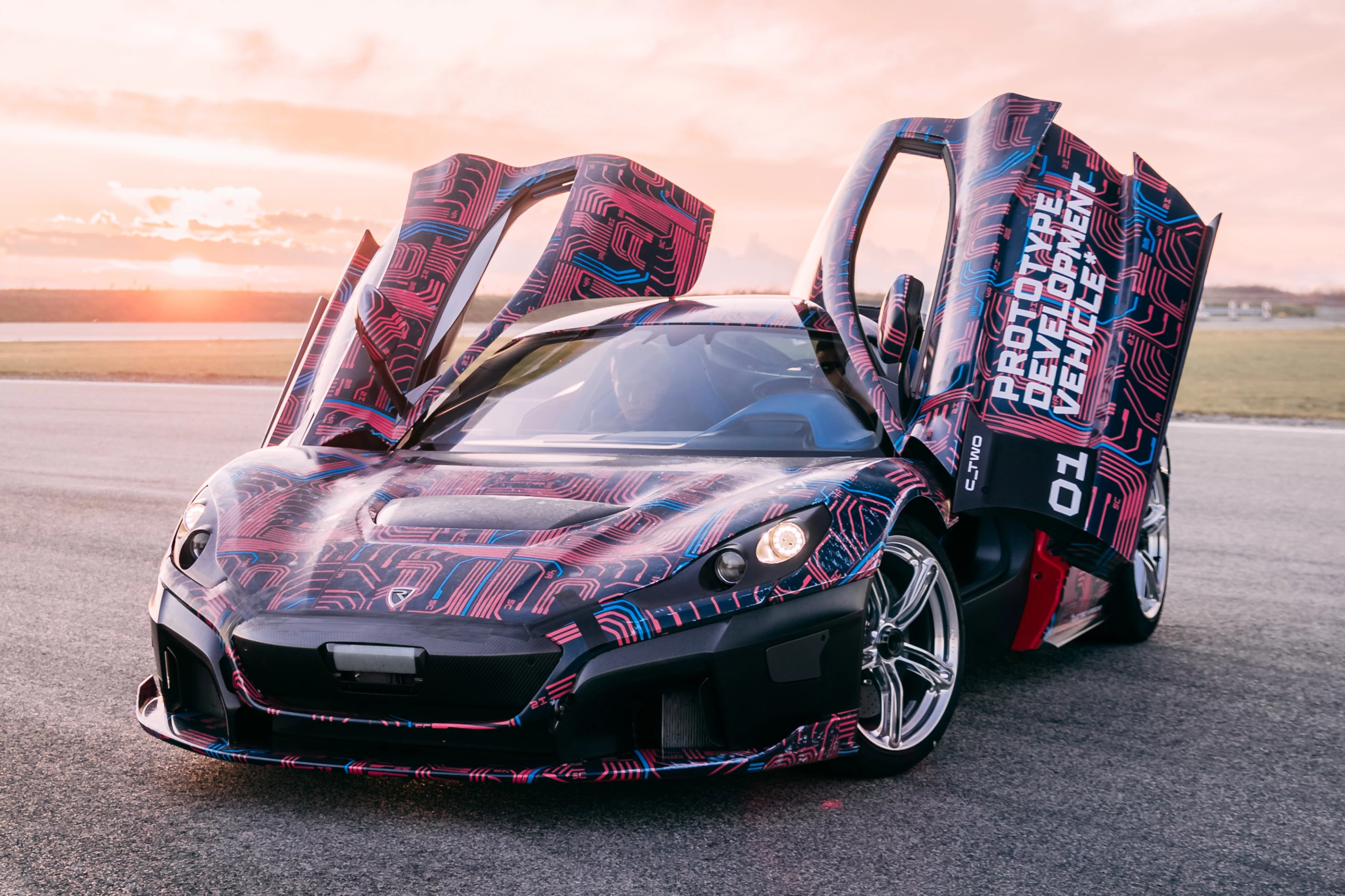 The Rimac C_Two development prototype
