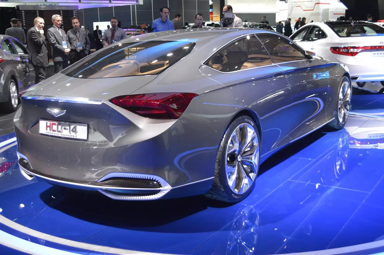 The Hyundai HDC-14 Genesis concept at the North American International Auto Show