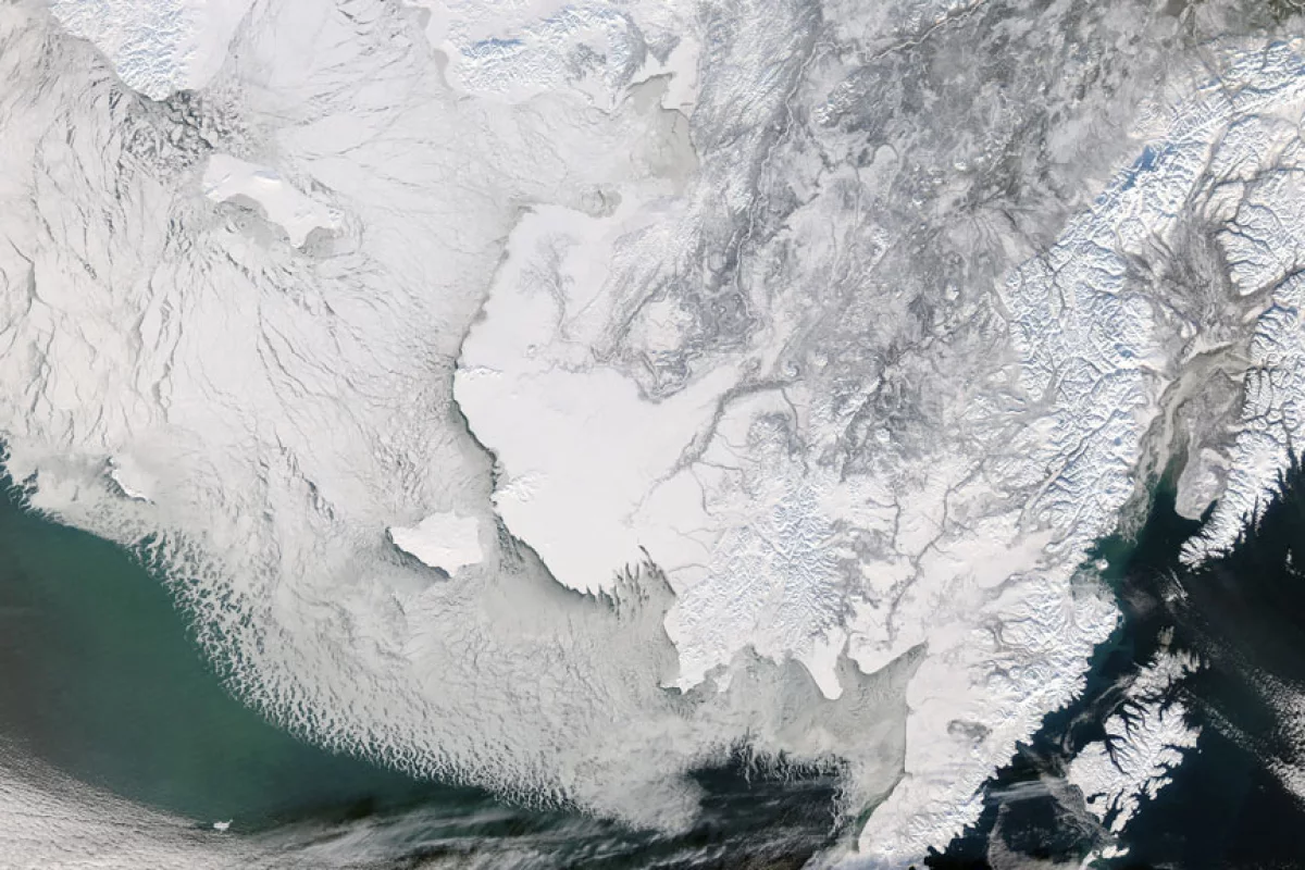 New research indicates a mini ice age can be brought on in a matter or months (Image: NASA)