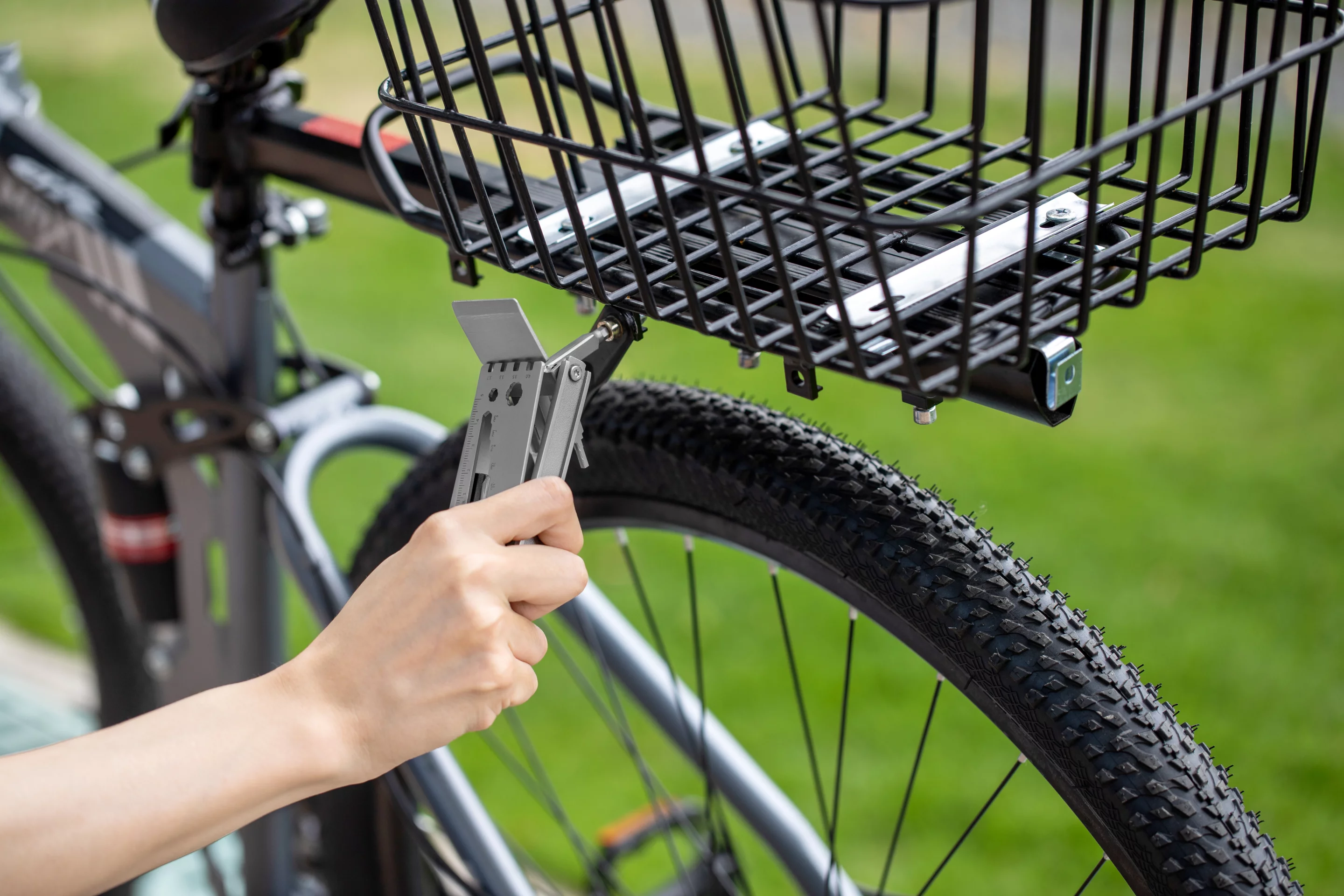 The DTool in bike-wrenching action