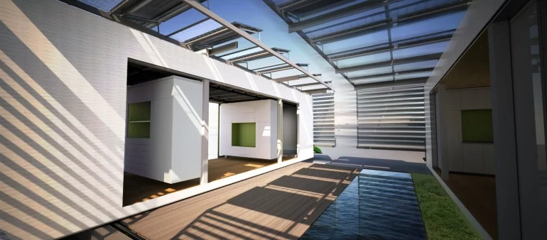 Fans of the movie Transformers will likely appreciate the aesthetic behind the DALE micro-home concept