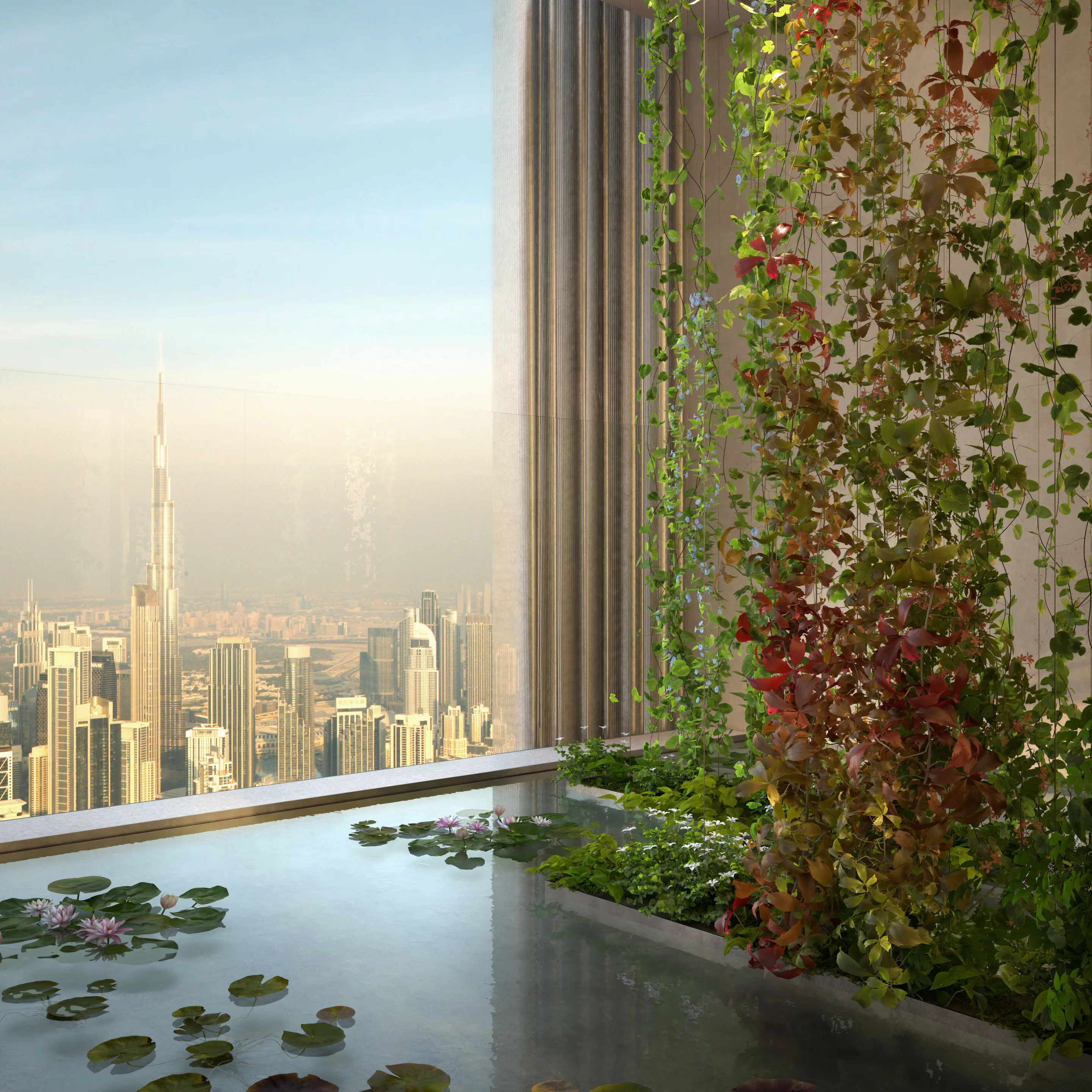The Muraba Veil's apartments will have up to five bedrooms and start at AED18,000,000 (US$4.9 million)