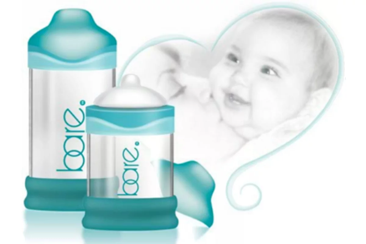 The BARE baby bottle is designed to better emulate the shape, texture and functionality of a mother's breast