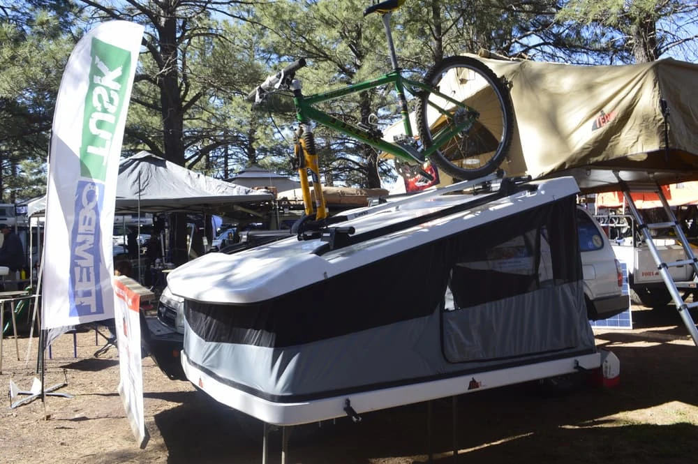 Tepui shows the Project White Lightning prototype at Overaldn Expo 2016 in May
