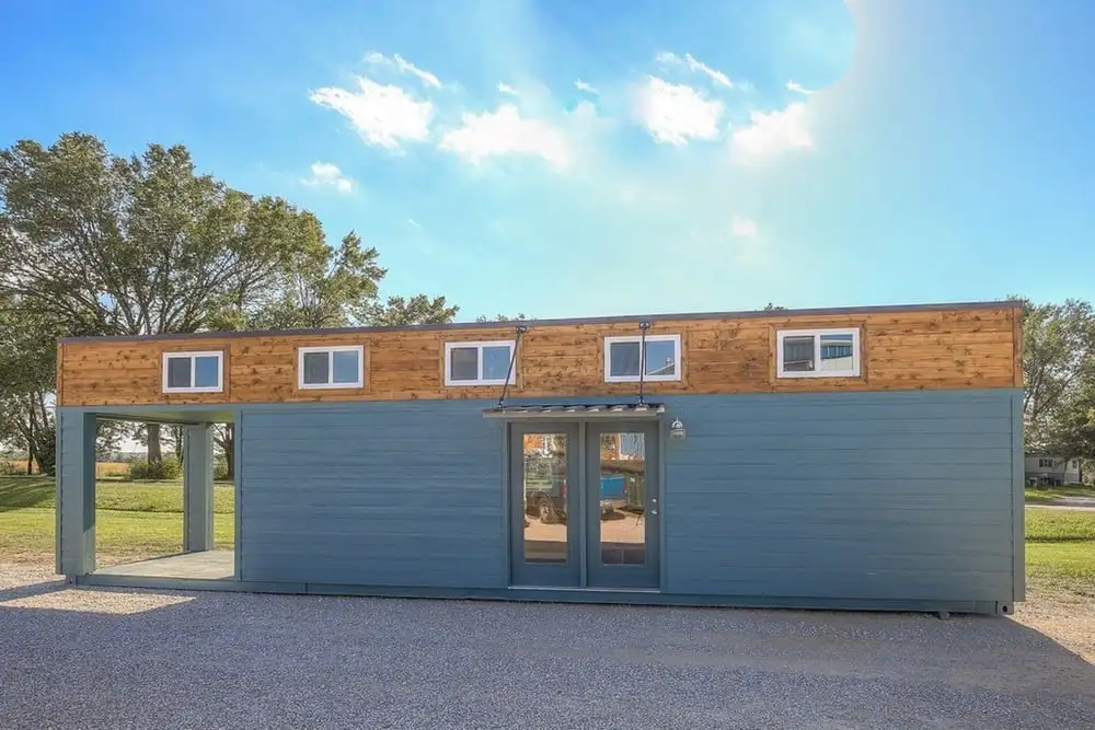 This unnamed shipping container home by Archie, Missouri-based Custom Container Living will set you back $47,000