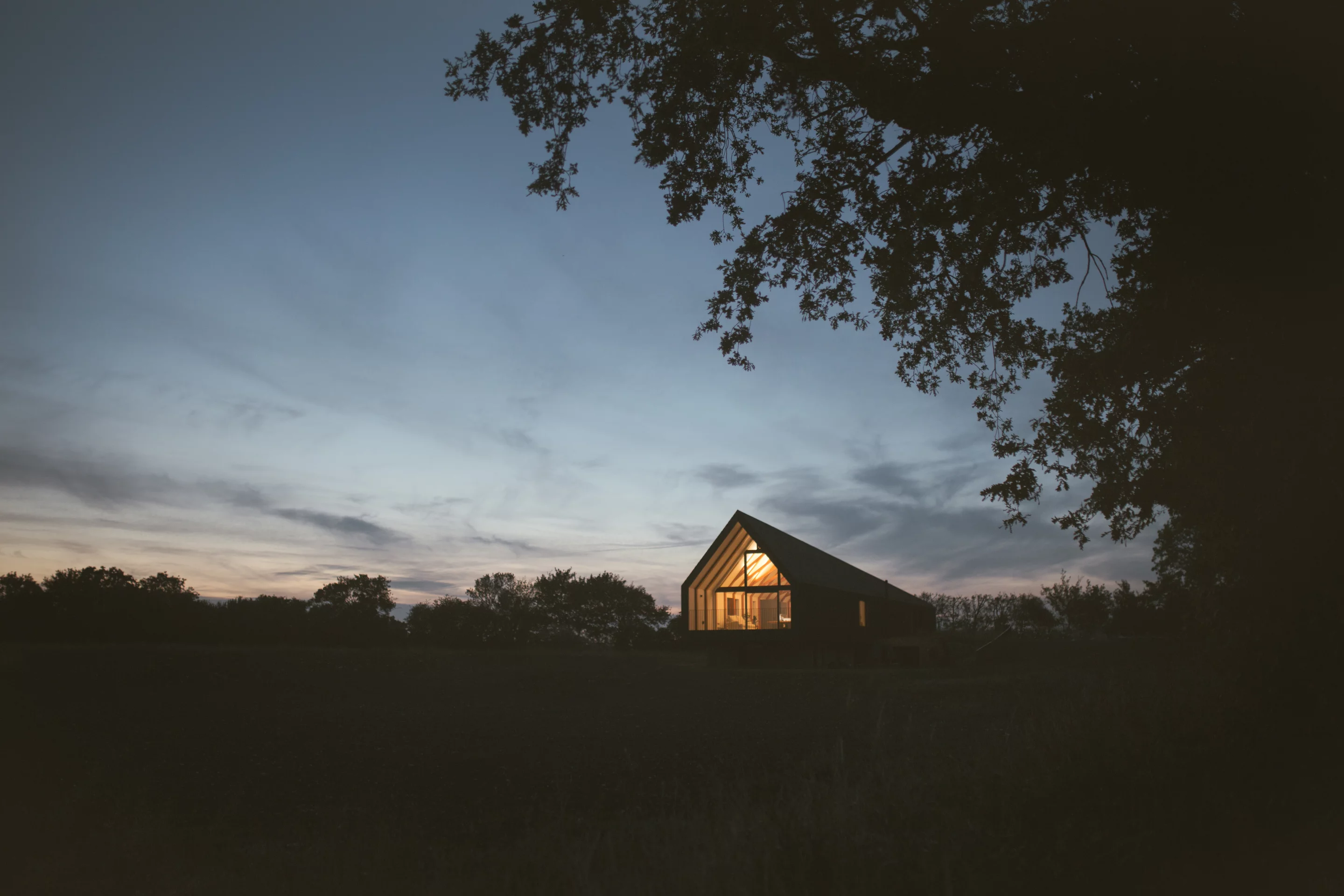 Black Barn is designed to blend in with the local agricultural buildings