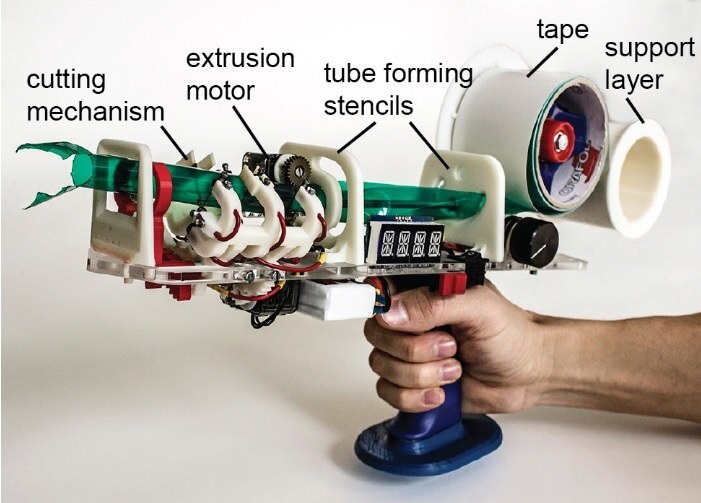 The Protopiper is a radical take on the humble tape gun