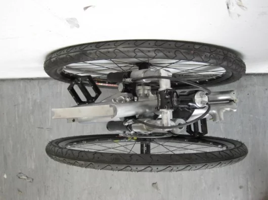 Taking up about the same size as a collapsible wheelchair