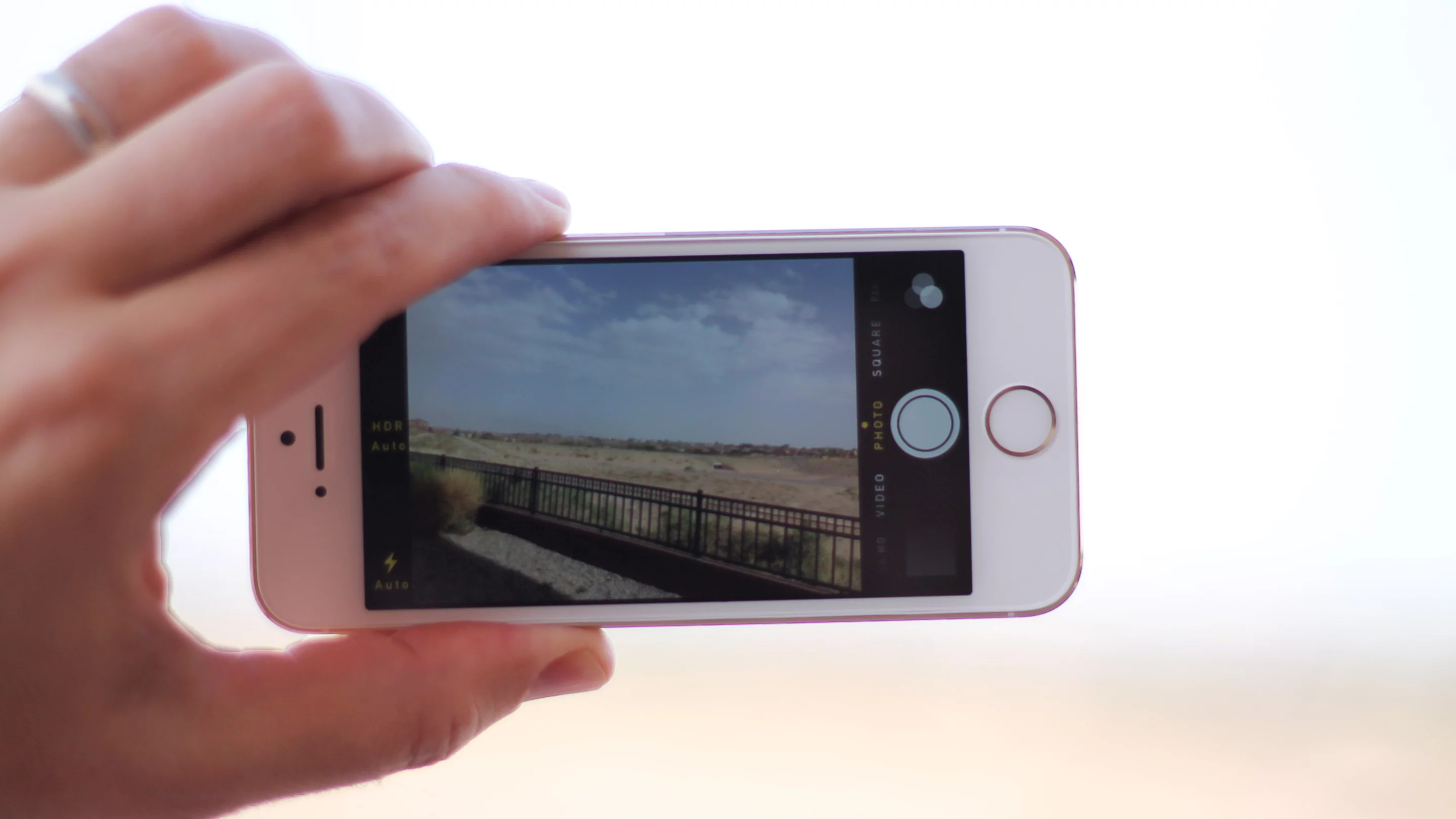 The iPhone's 8 MP camera takes great pictures, and launches much quicker than the GS5's