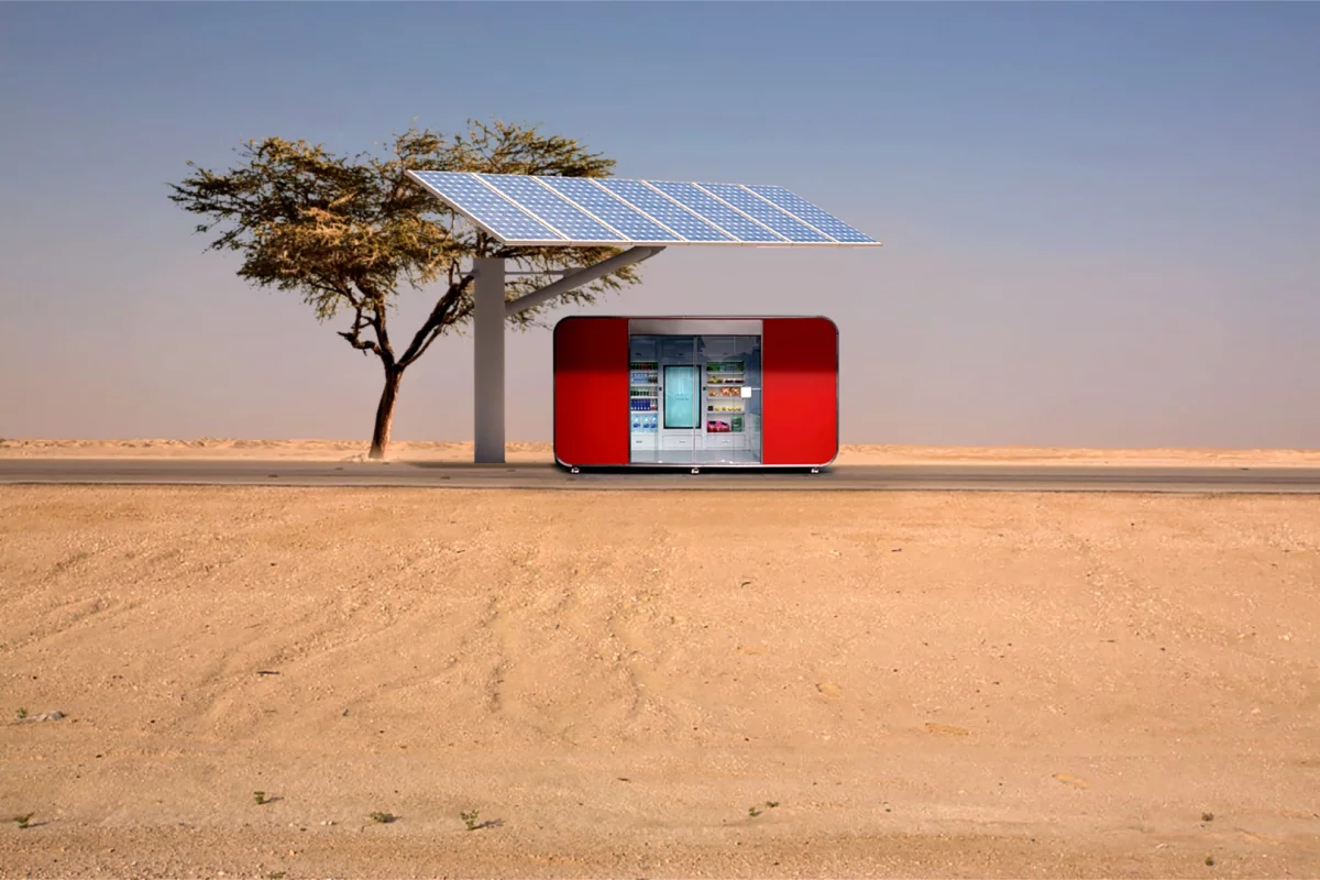 Moby Mart has launched a standalone retail pod called the Psi that can be run off-the-grid