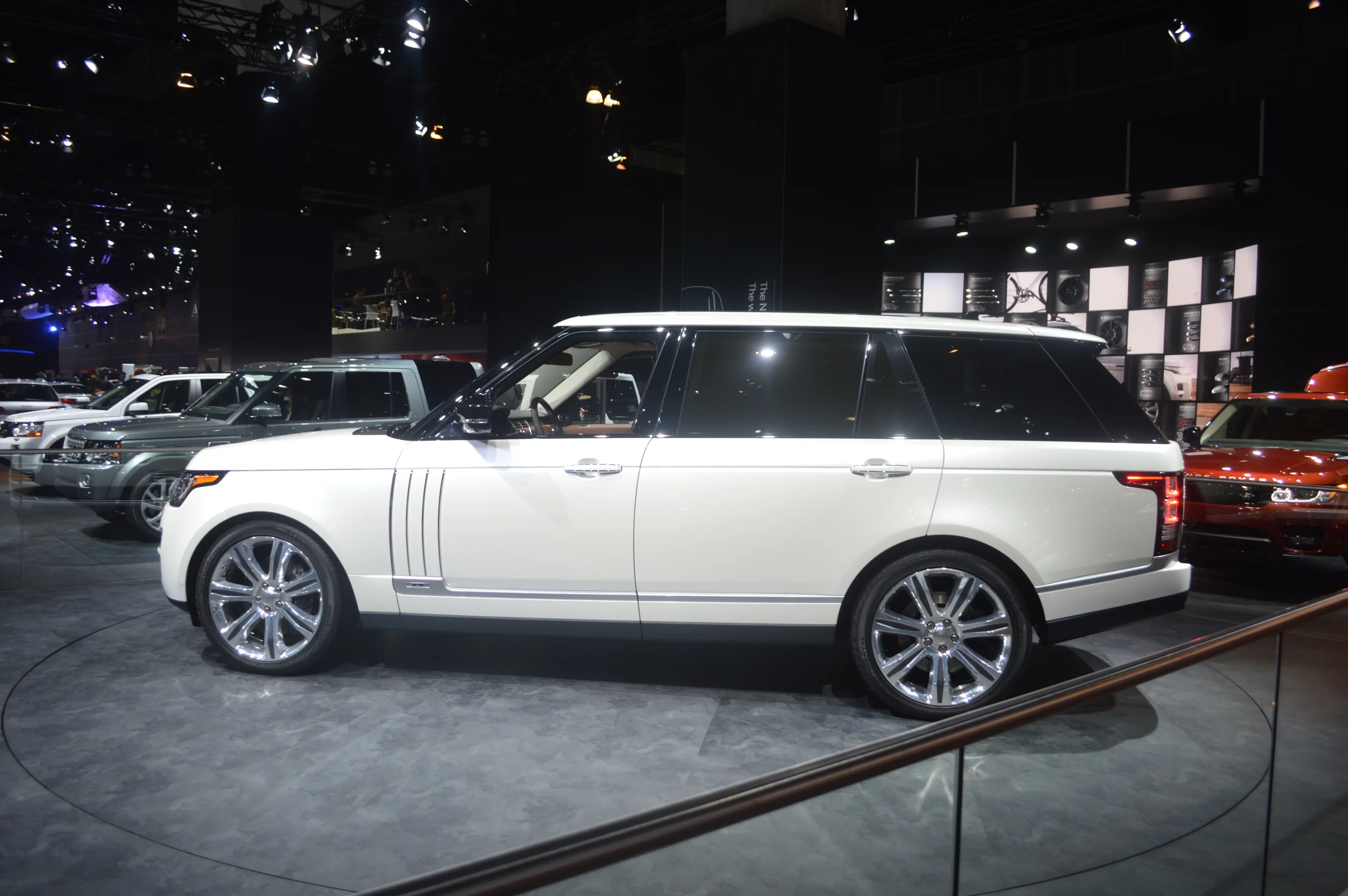 The Range Rover LWB Autobiography Black Edition is longer than the standard range Rover