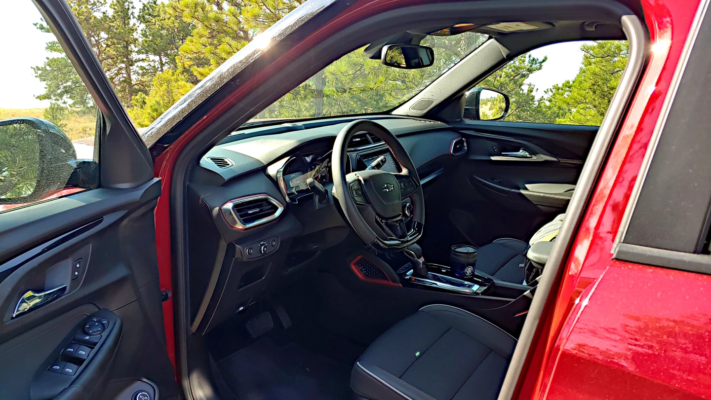 The 2021 Trailblazer has a well-done interior that's more upscale than the price point might suggest