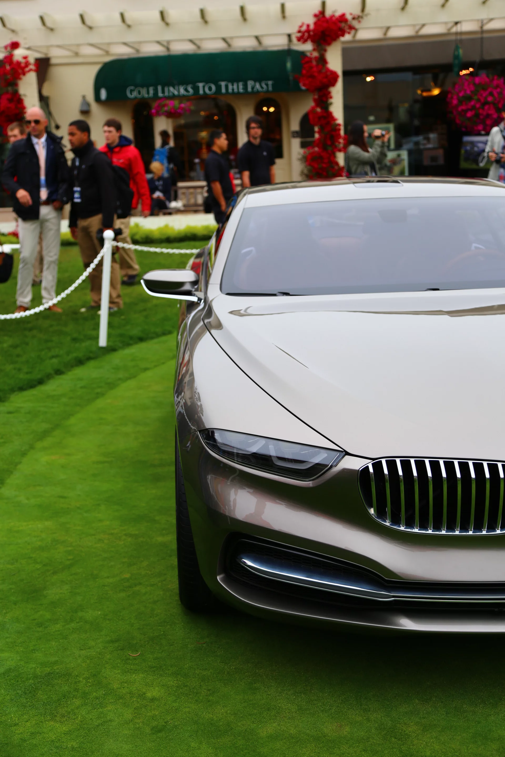 BMW Pininfarina Gran Lusso Coupe eyebrow headlights and unique lower airdam work distinguish it from other BMWs (Photo: Angus MacKenzie/Gizmag.com)