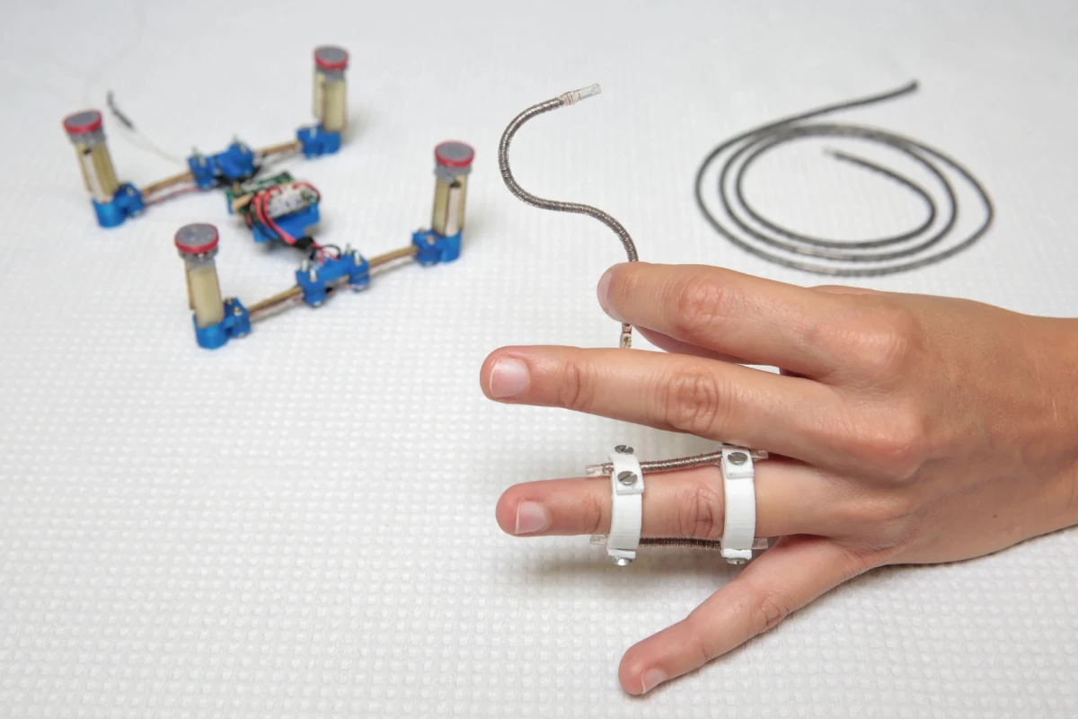 At the wire's core is a silicone tube that holds low melting point alloys inside