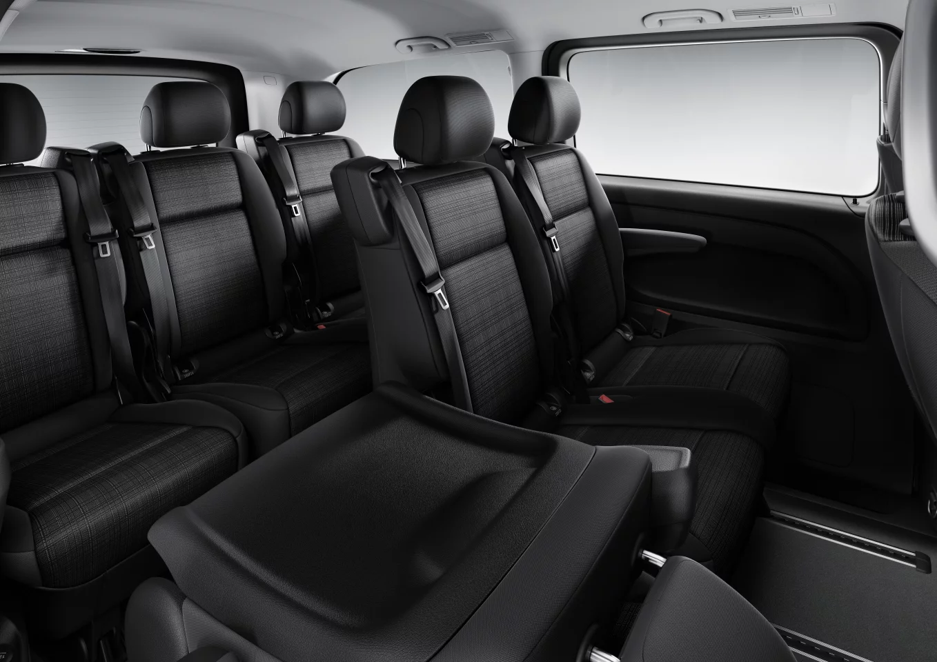 Interior of the Mercedes-Benz Vito