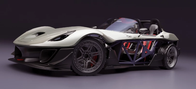 The winning submission in the Local Motors Sports Car Platform Design Challenge was the SF-01 Street Fighter