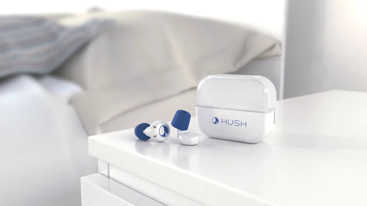Hush earplugs provide soothing sounds without wires
