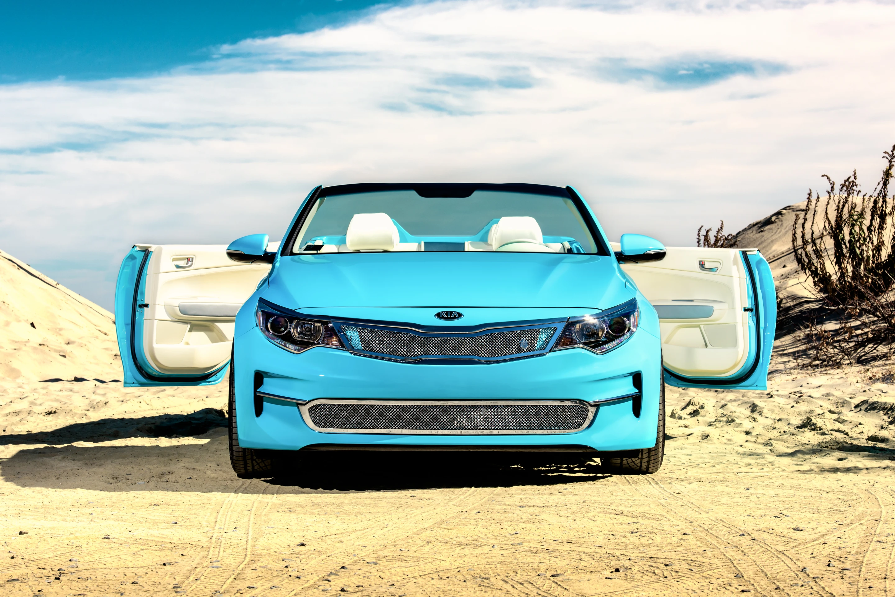 The A1A Optima has suicide doors