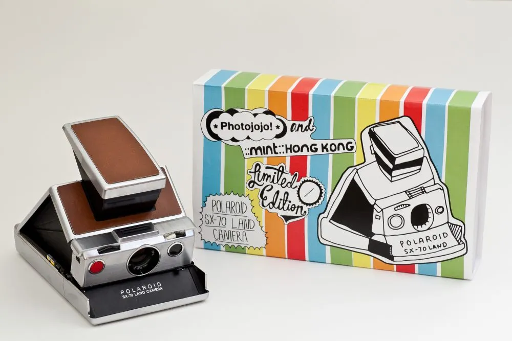 Polaroid SX-70 is sold in a modern packaging