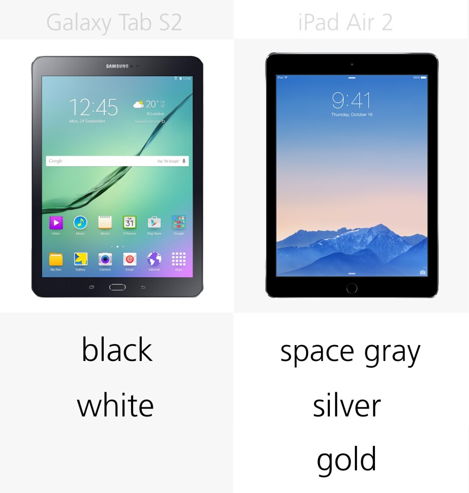 Color options