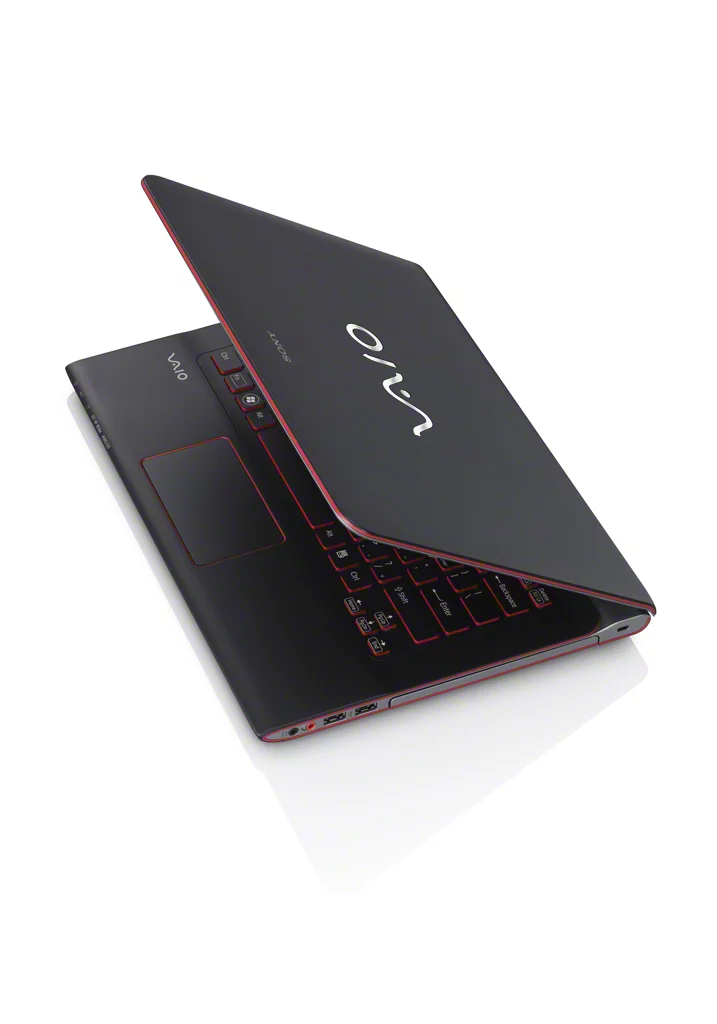The new VAIO 14P has been given a new wrap-around design with colourful accents