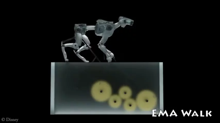 The software simulation of a robotic dog called EMA (Photo: Disney Research)